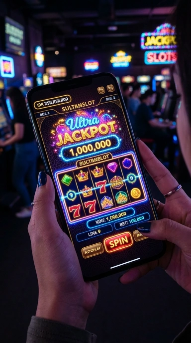 Tampilan aplikasi sultanslot untuk pengguna Android.